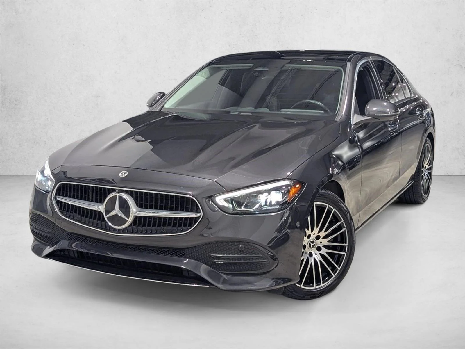 Used 2022 Graphite Grey Metallic Mercedes-Benz C 300 image 1