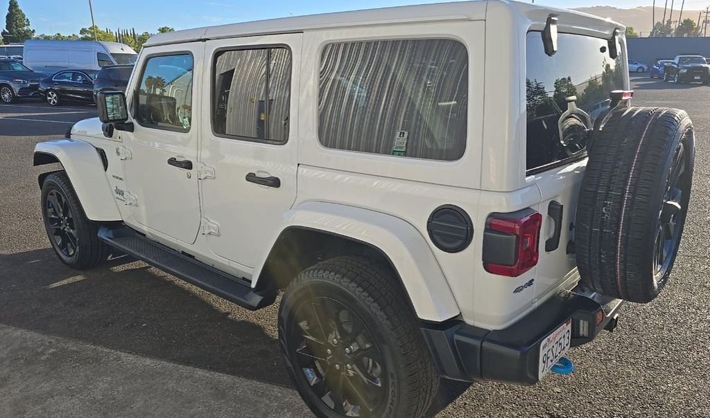 Used 2023 White Jeep Sahara 4xe image 6