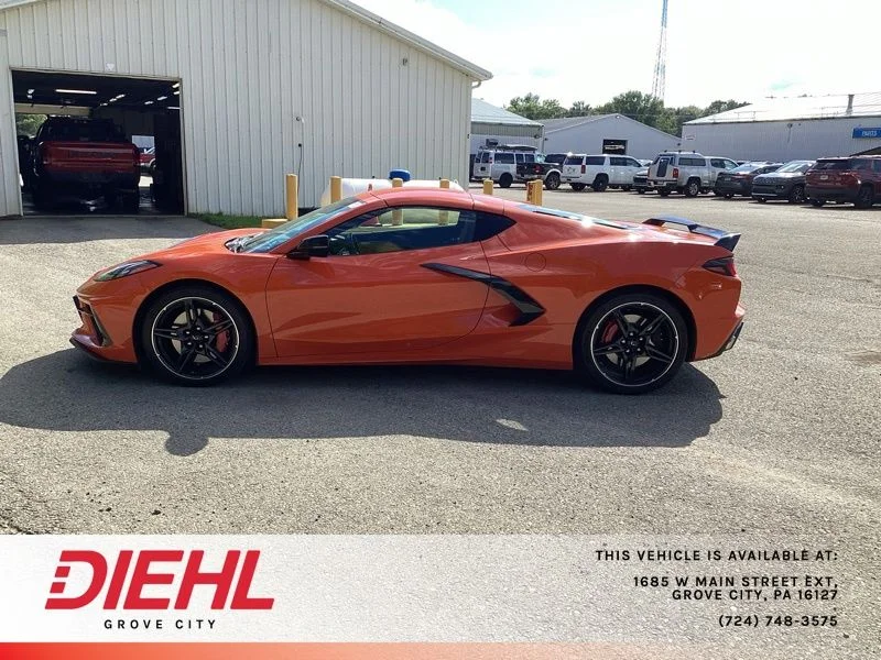 Used 2020 Orange Chevrolet Stingray image 4
