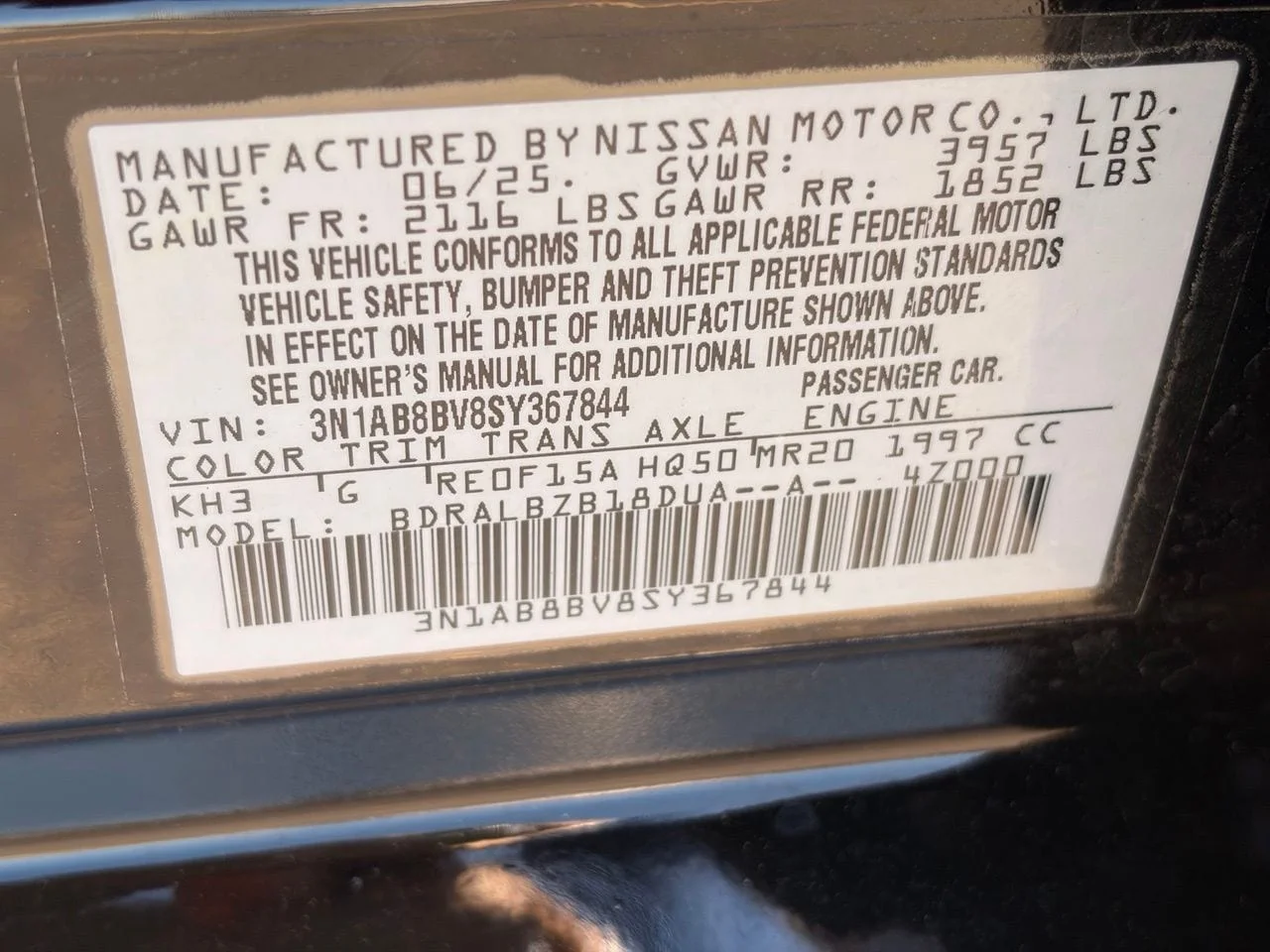 Used 2025 Super Black Nissan S image 26