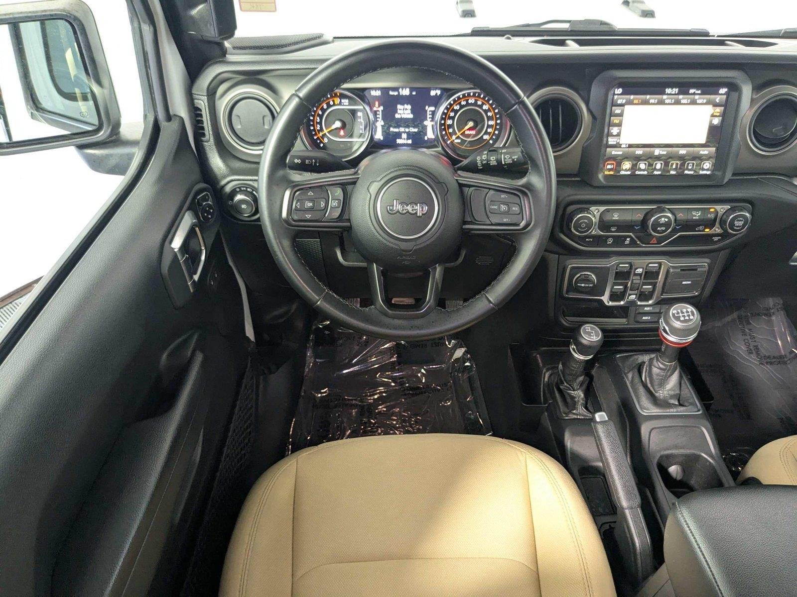 Used 2022 Bright White Clearcoat Jeep Unlimited Sport S image 37