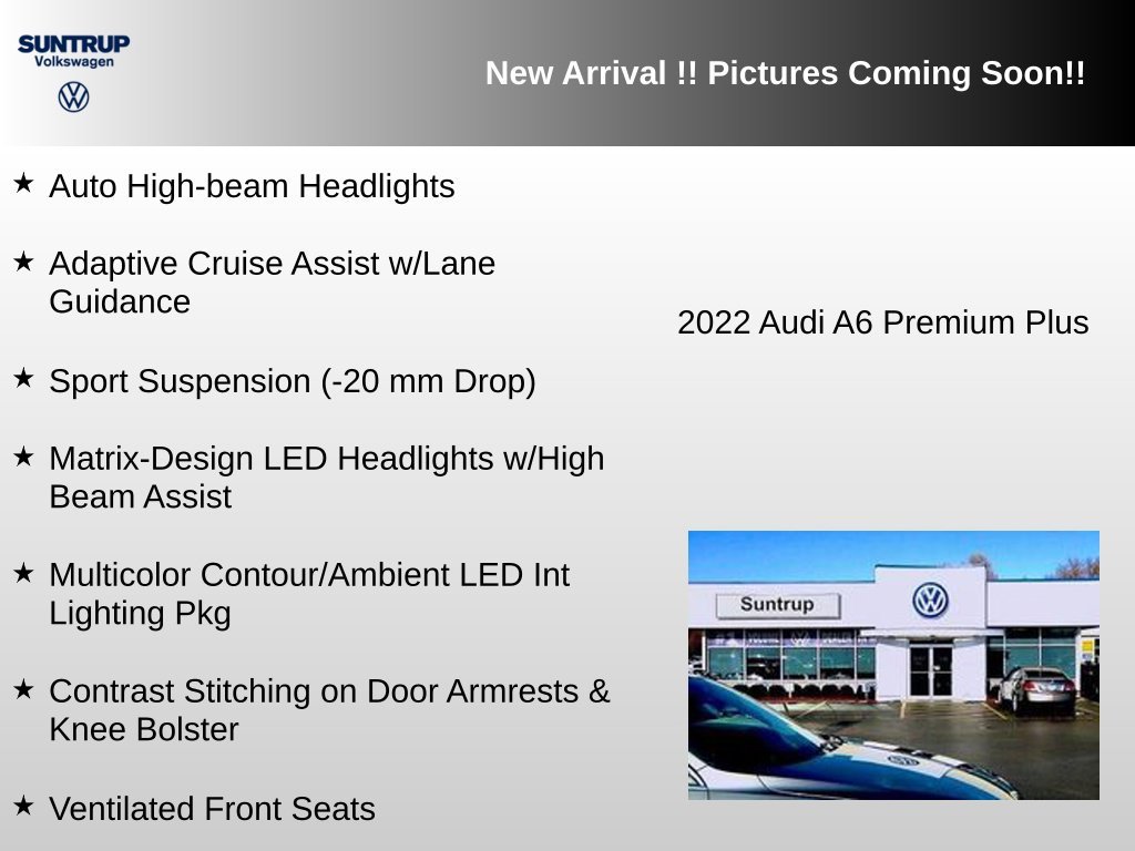 Used 2022 White Audi 3.0T Premium Plus image 4