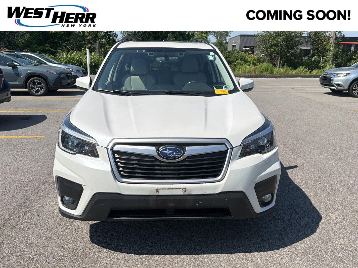 Used 2021 Crystal White Pearl Subaru Premium image 1
