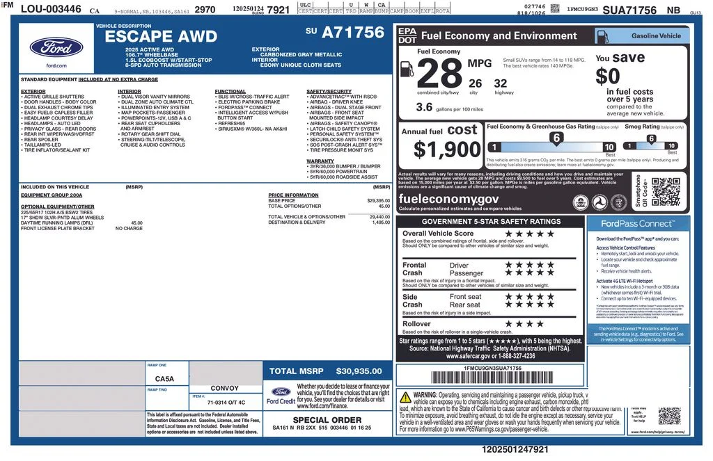 Certified Used 2025 Gray Metallic Ford Active image 32