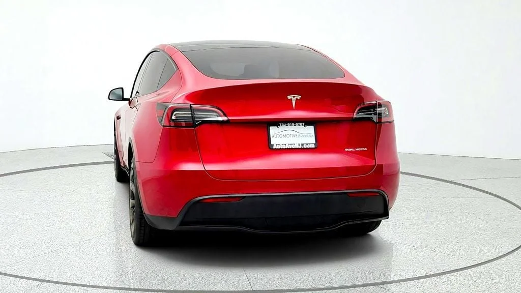 Used 2023 Red Multi-Coat Tesla Long Range AWD image 6