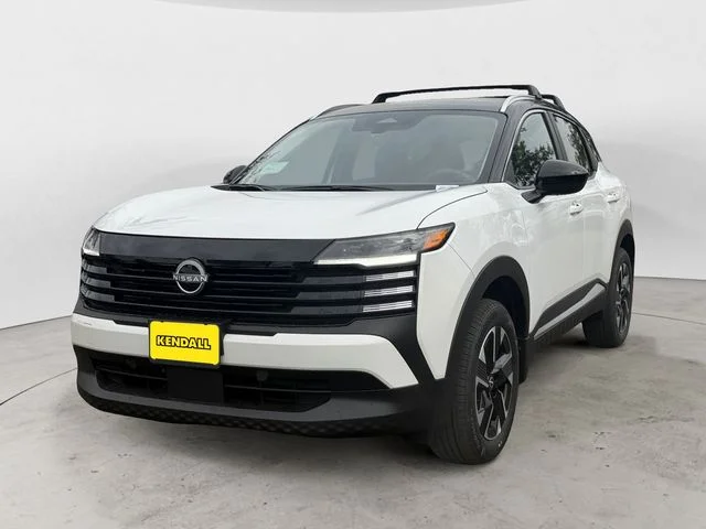 New 2026 Aspen White TriCoat / Super Black Two-tone Nissan SV image 1