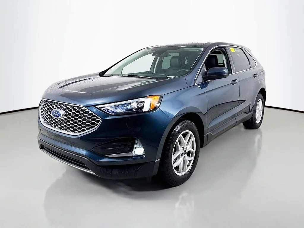 Certified Used 2024 Stone Blue Metallic Ford SEL image 3