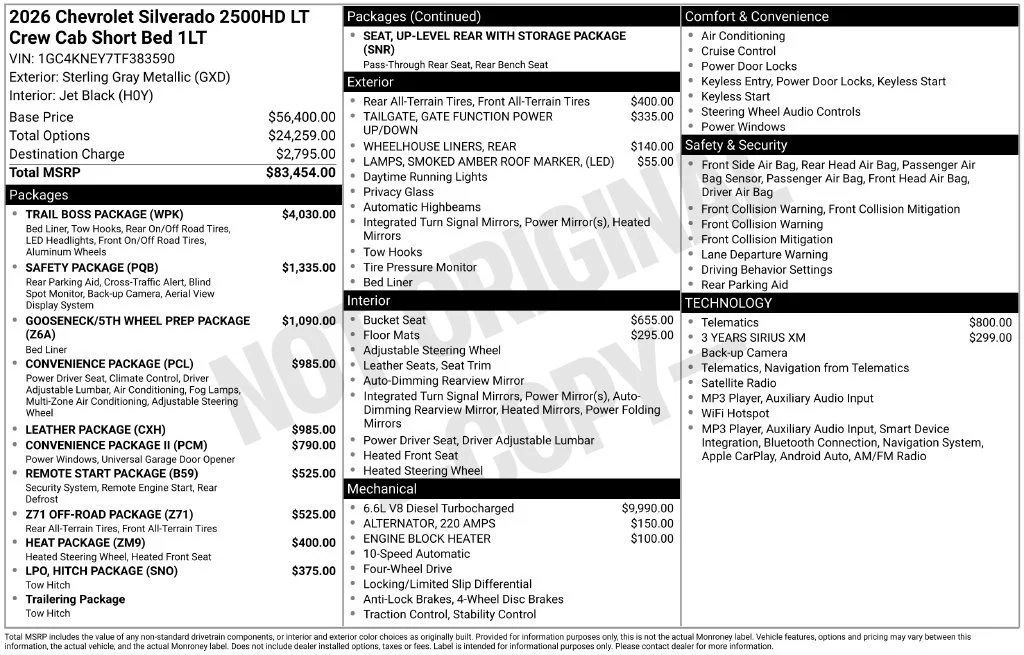 2026 Chevrolet Silverado 2500 HD LT - Photo 37