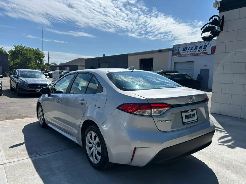 Used 2023 Silver Toyota LE Sedan 4D image 8