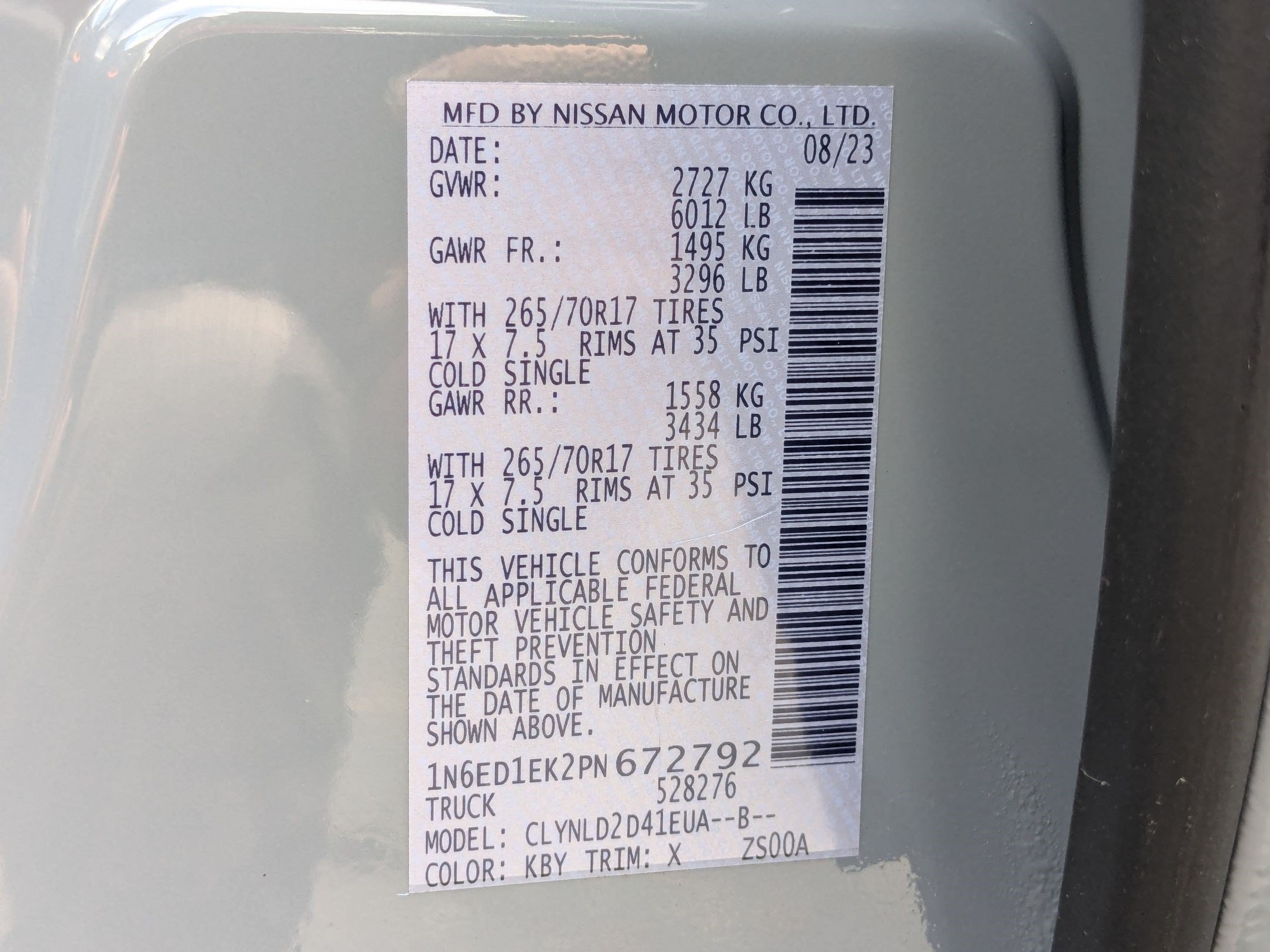 Used 2023 Boulder Gray Pearl Nissan PRO-4X image 34