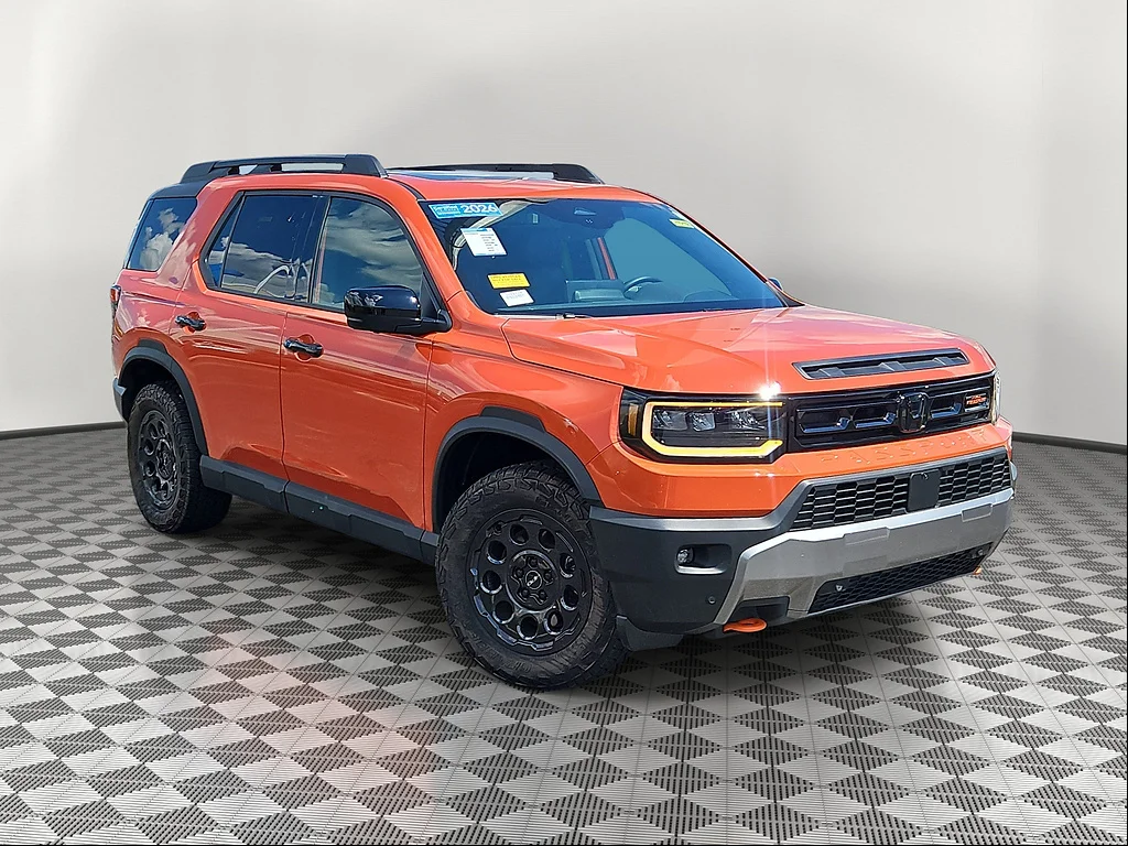 Certified Used 2026 Sunset Orange II Honda TrailSport Elite Blackout image 1
