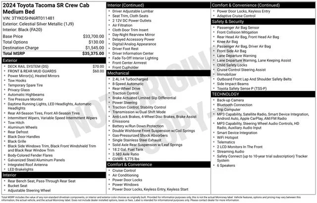 Certified Used 2024 Celestial Silver Metallic Toyota SR image 5