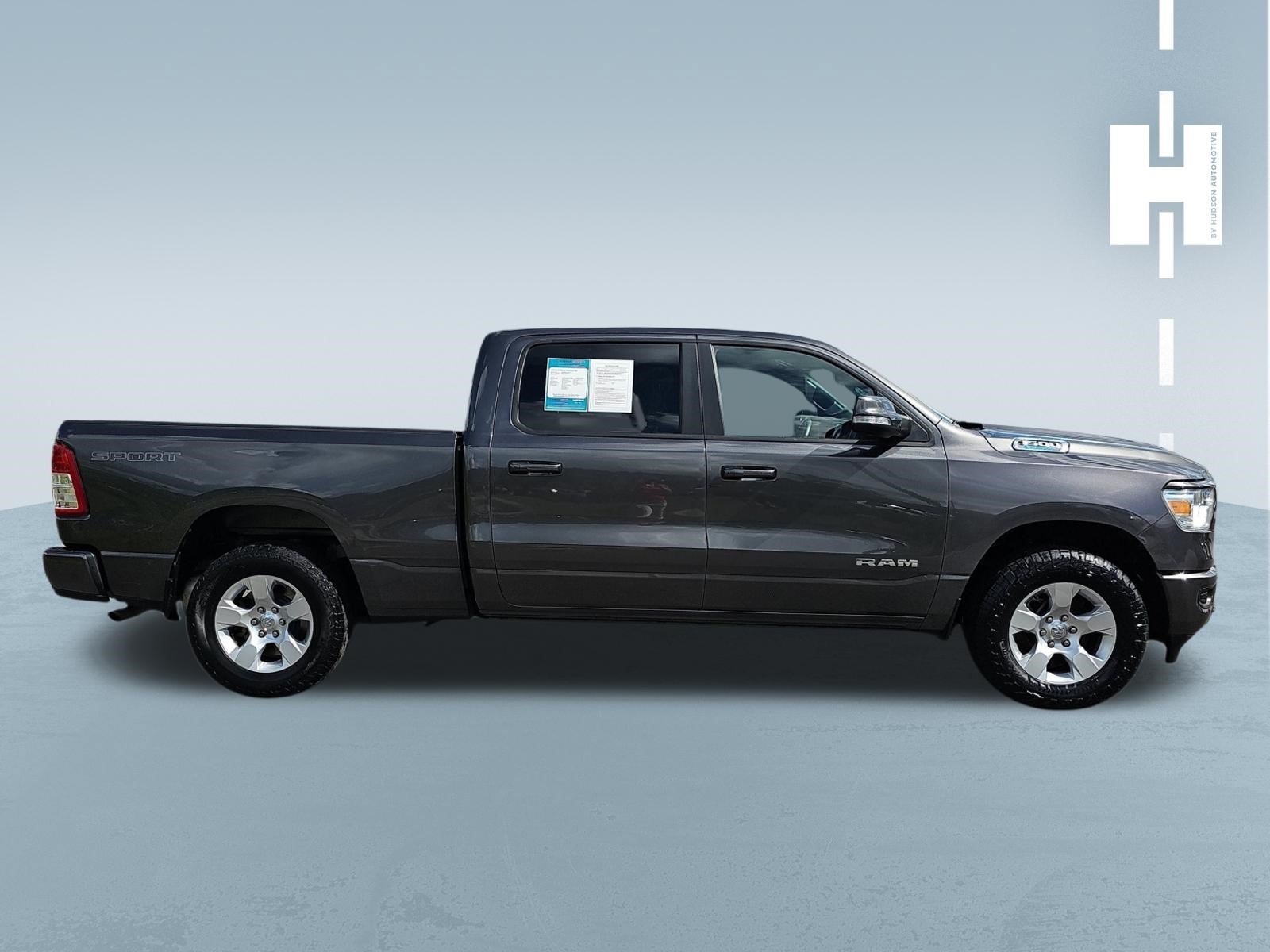 Used 2022 Granite Crystal Metallic Clearcoat Ram Big Horn image 2