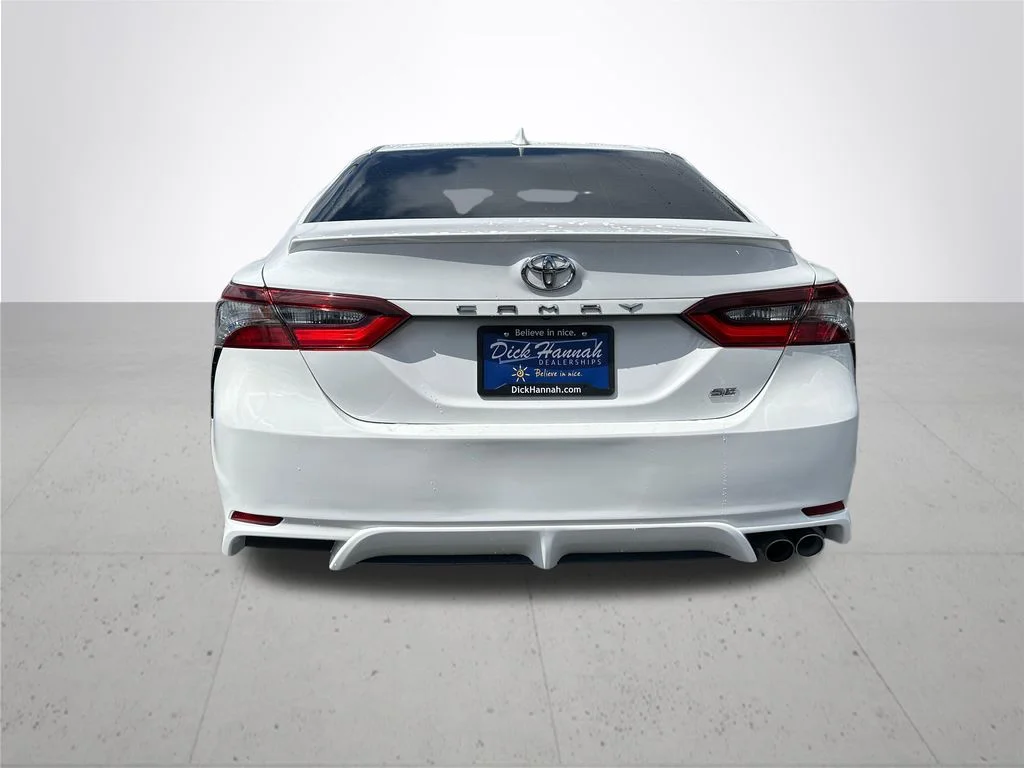 Used 2021 White Toyota SE image 8