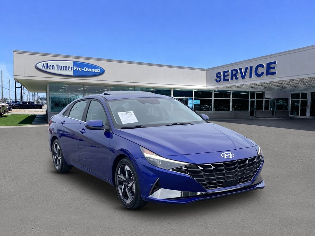 Used 2023 Intense Blue Hyundai Limited image 2