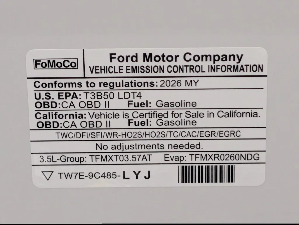 New 2026 Oxford White Ford Lariat® image 33