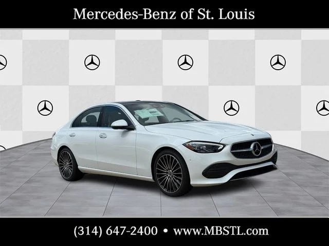 New 2026 MANUFAKTUR Moonlight White Metallic Mercedes-Benz C 300 image 1