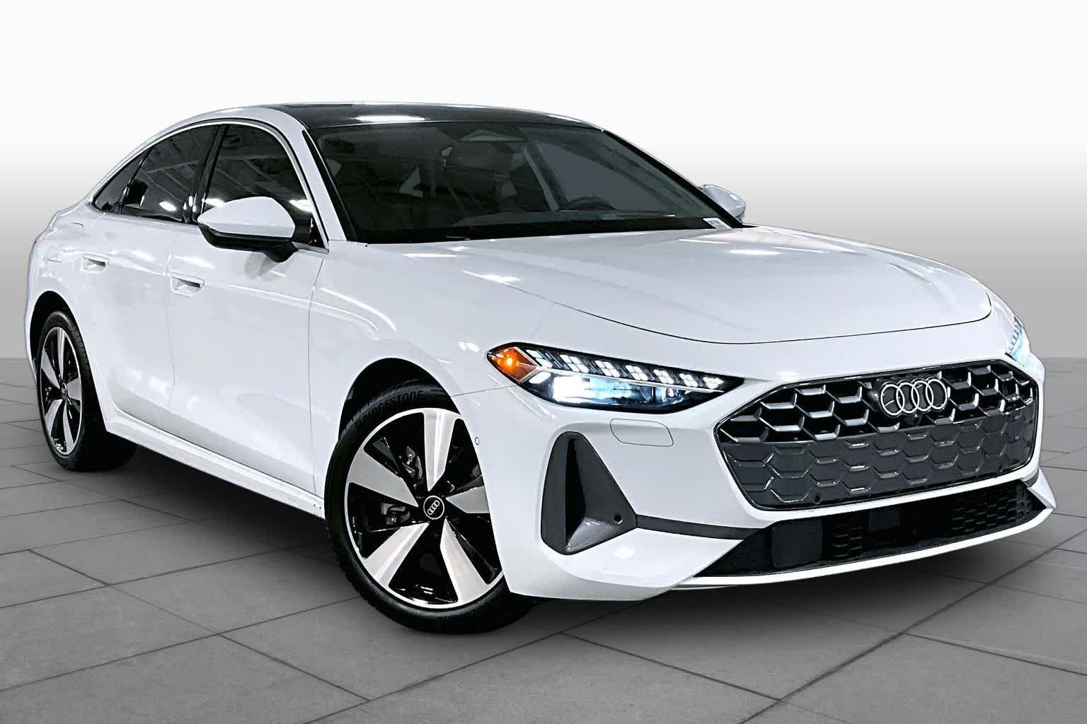Used 2025 Glacier White Metallic Audi Premium Plus image 3
