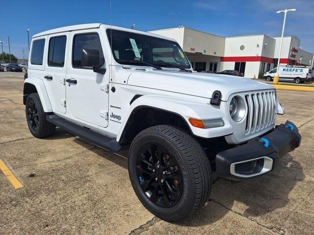 Used 2023 Bright White Clearcoat Jeep Sahara image 7