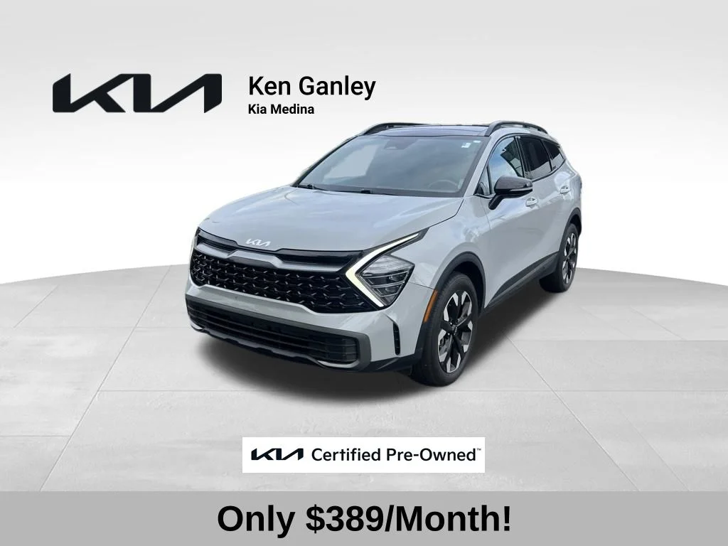 Certified Used 2024 Gray Kia X-Line image 1
