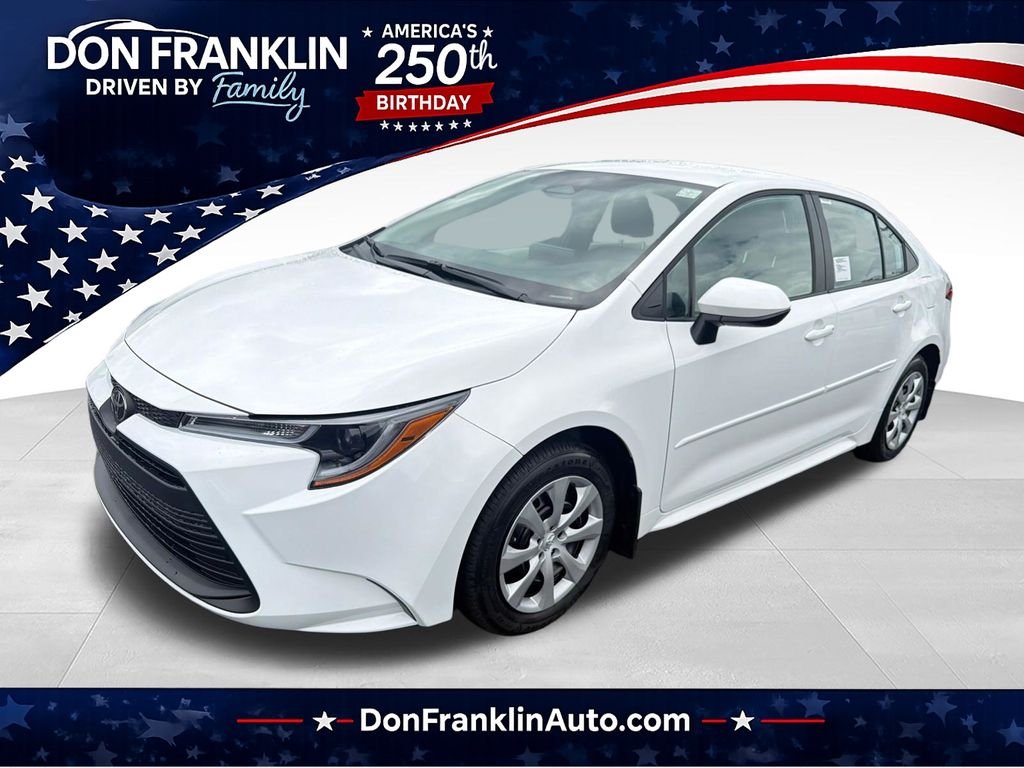 New 2026 White Toyota LE image 1