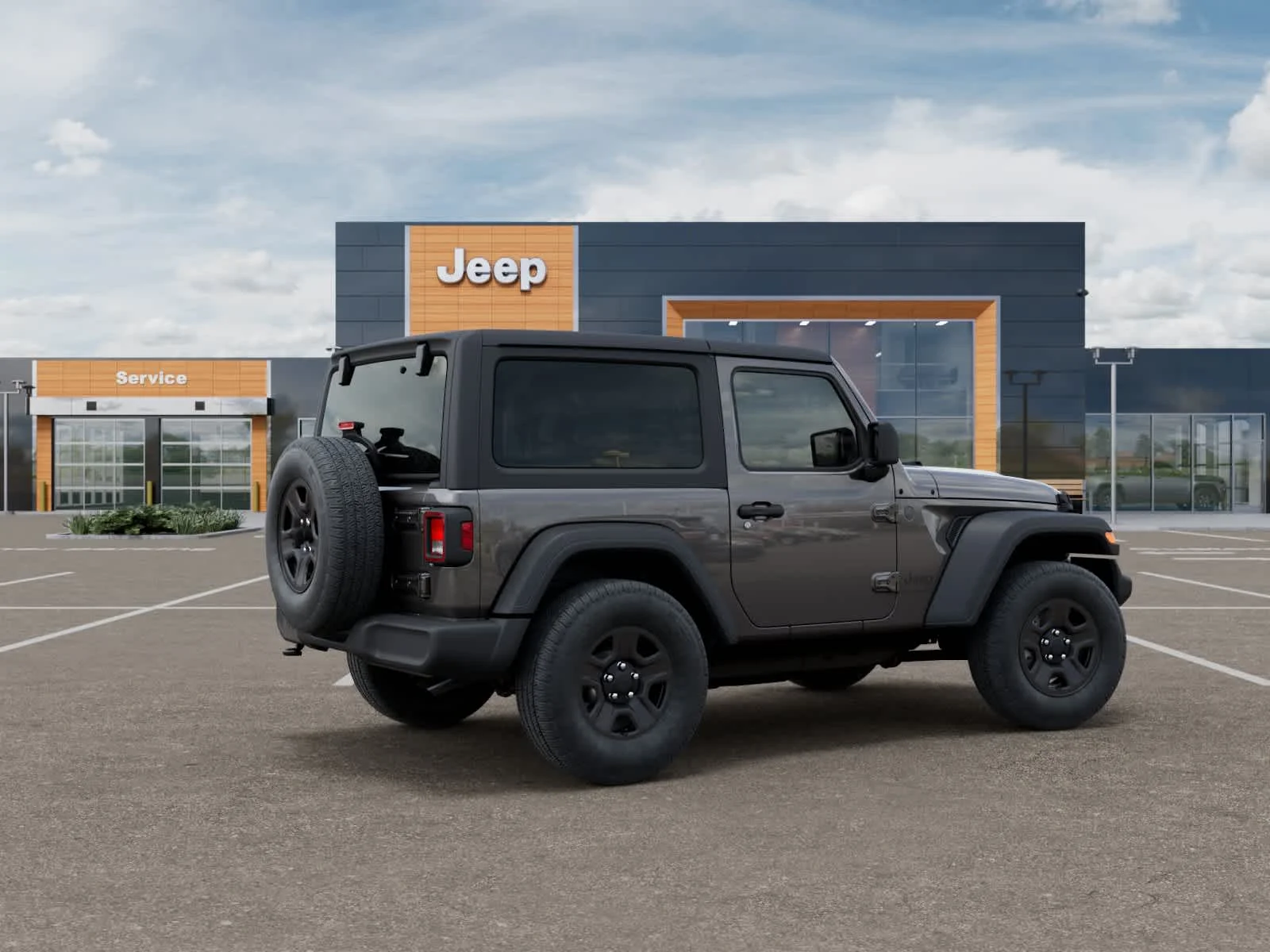 New 2026 Granite Crystal Metallic Clearcoat Jeep Sport image 4