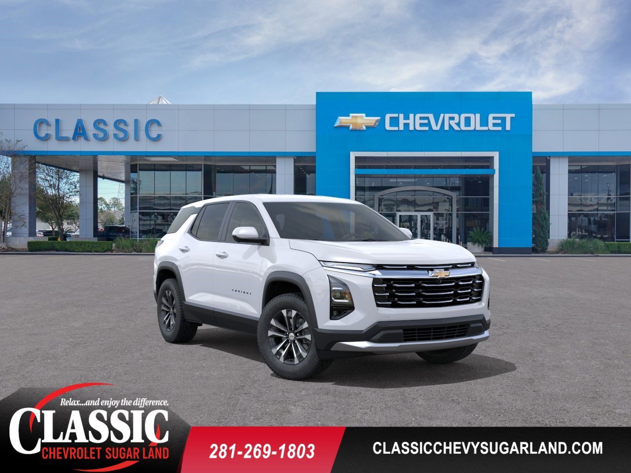 2026 Chevrolet Equinox LT White at Classic Elite Chevrolet Hwy 6