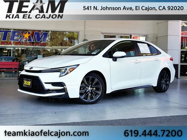 Used 2024 White Toyota SE image 2