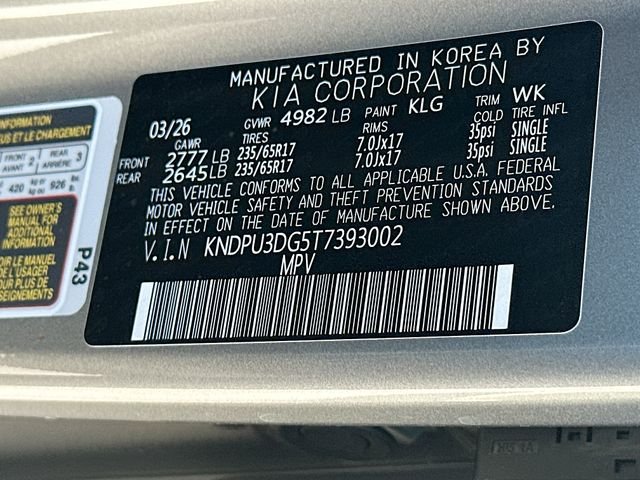 New 2026 Steel Gray Kia LX image 32