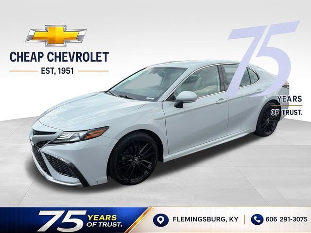 Used 2022 Gray Toyota Hybrid XSE image 1