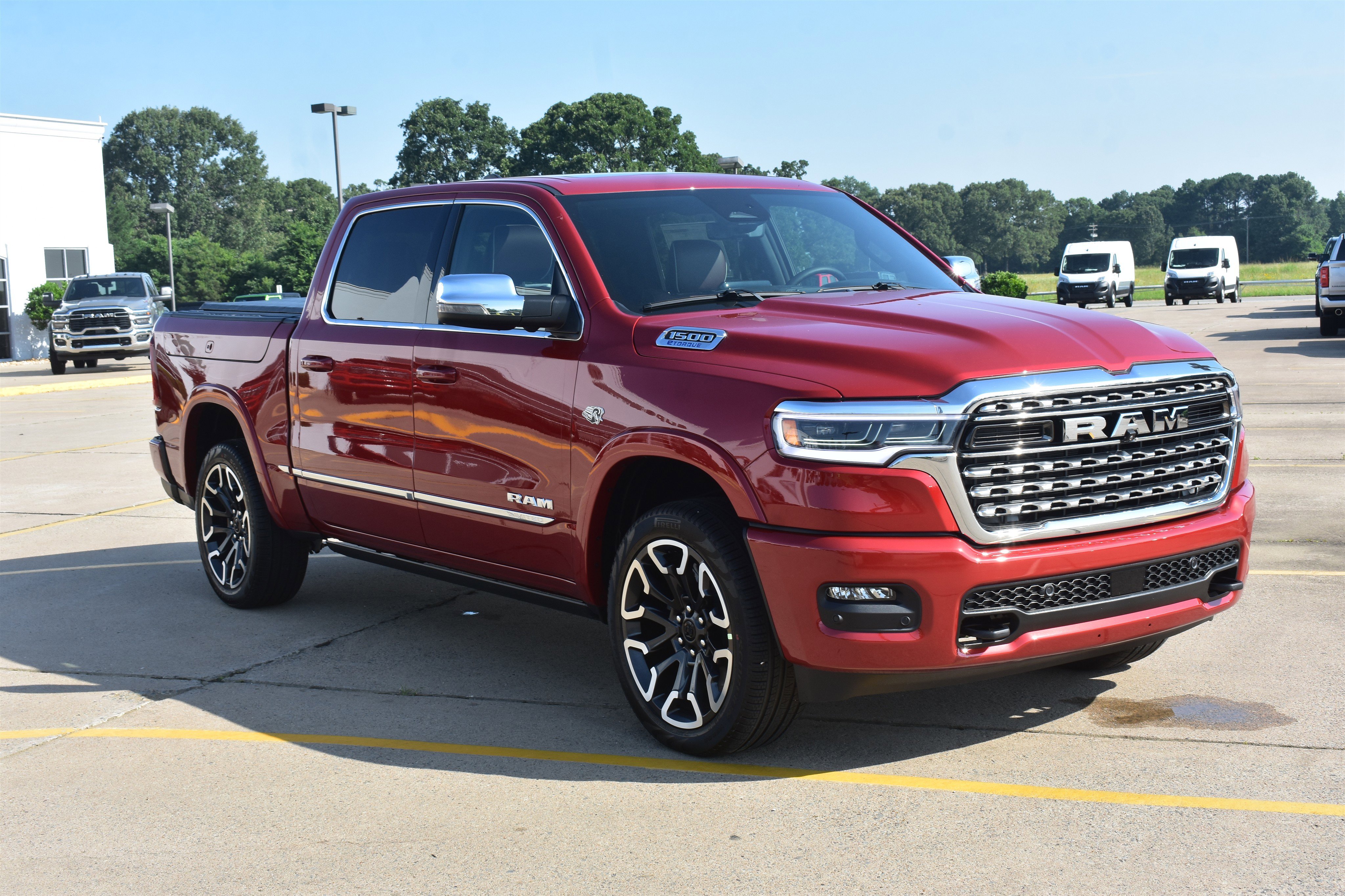 New 2026 Molten Red Pearlcoat RAM Limited image 3
