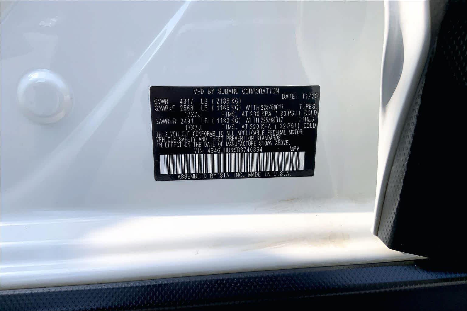 Used 2024 Crystal White Pearl Subaru Wilderness image 29