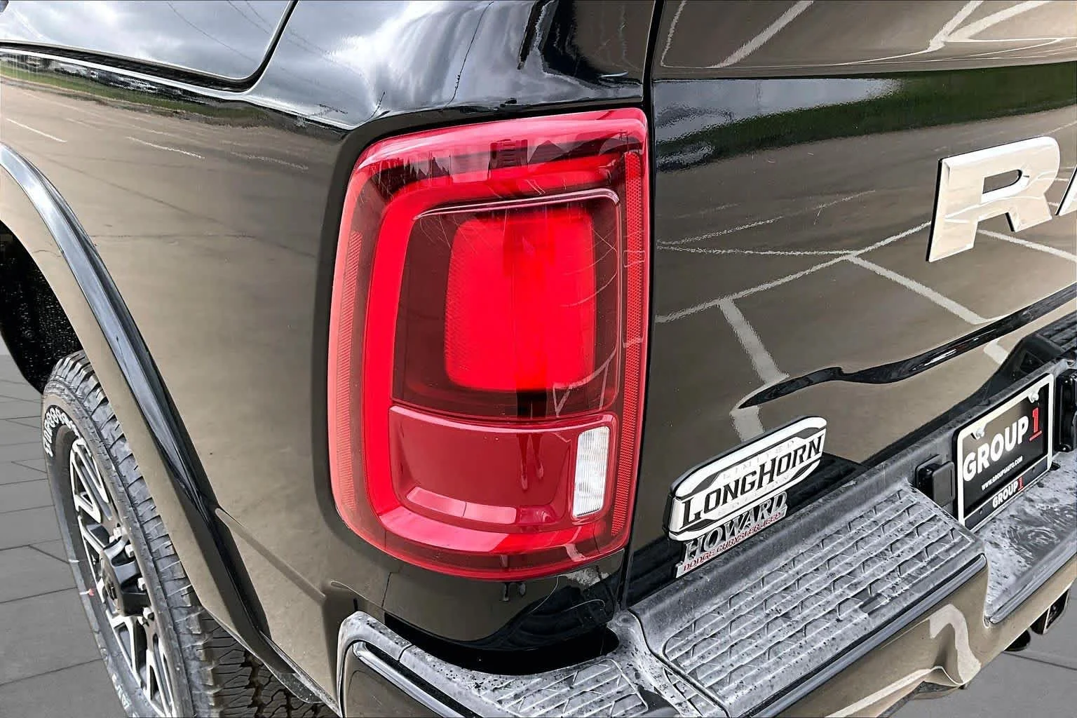 New 2026 Diamond Black Crystal Pearl-Coat Exterior Paint RAM Longhorn image 14