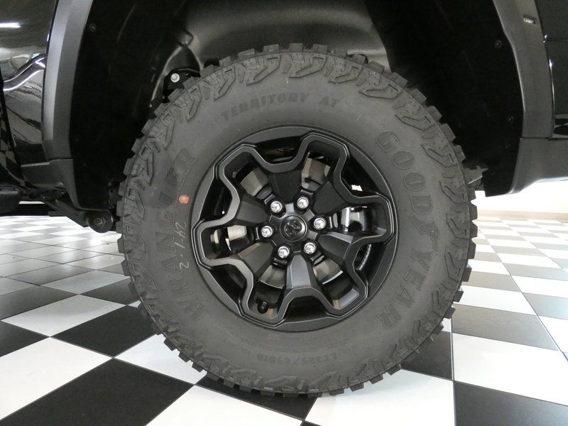 New 2026 Diamond Black Crystal Pearl-Coat Exterior Paint RAM RHO 4x4 Crew Cab 5