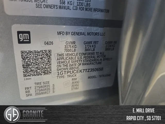 New 2026 Sterling Metallic GMC Elevation image 30