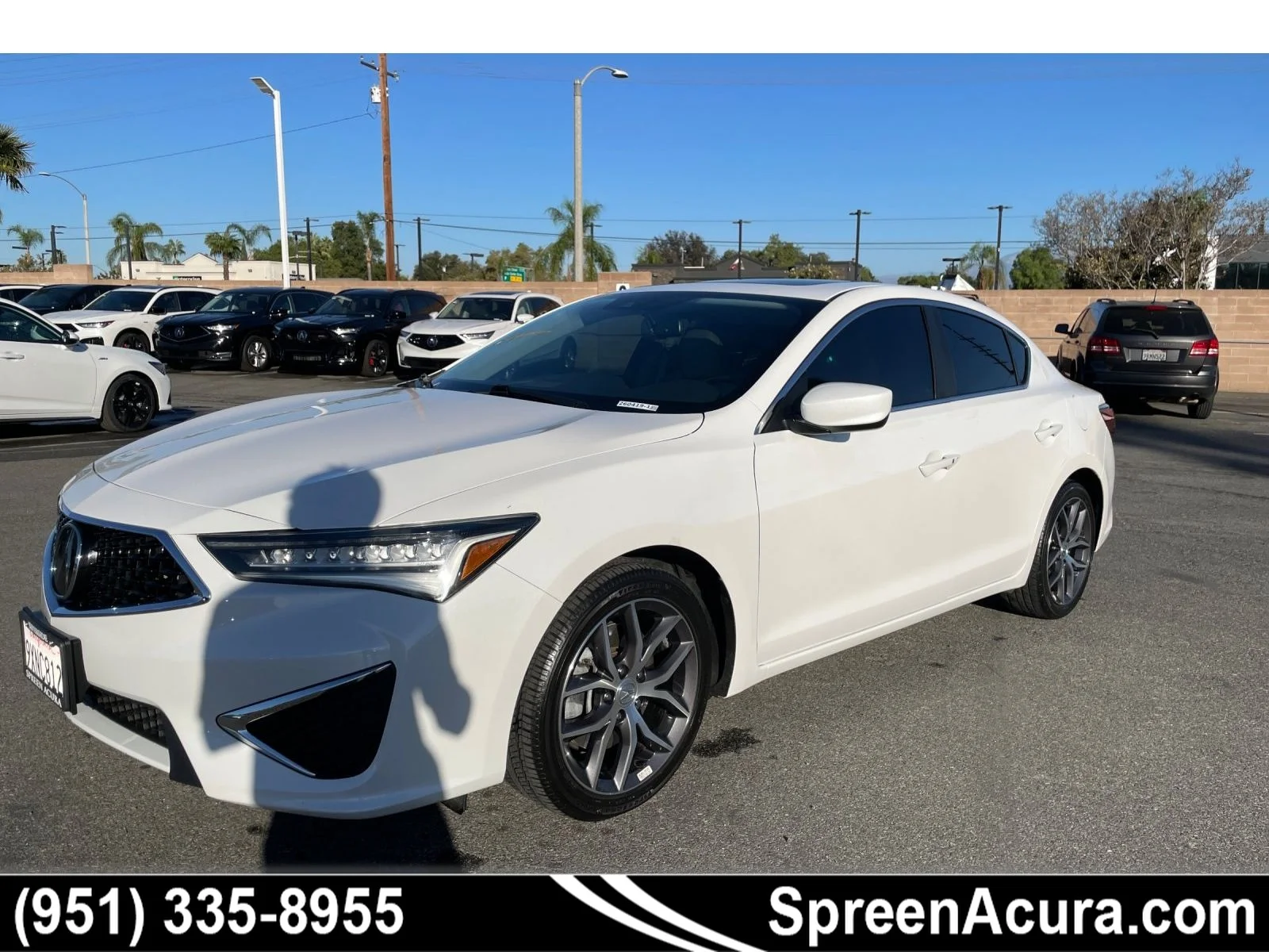 Used 2020 Platinum White Pearl Acura w/Technology Pkg image 1