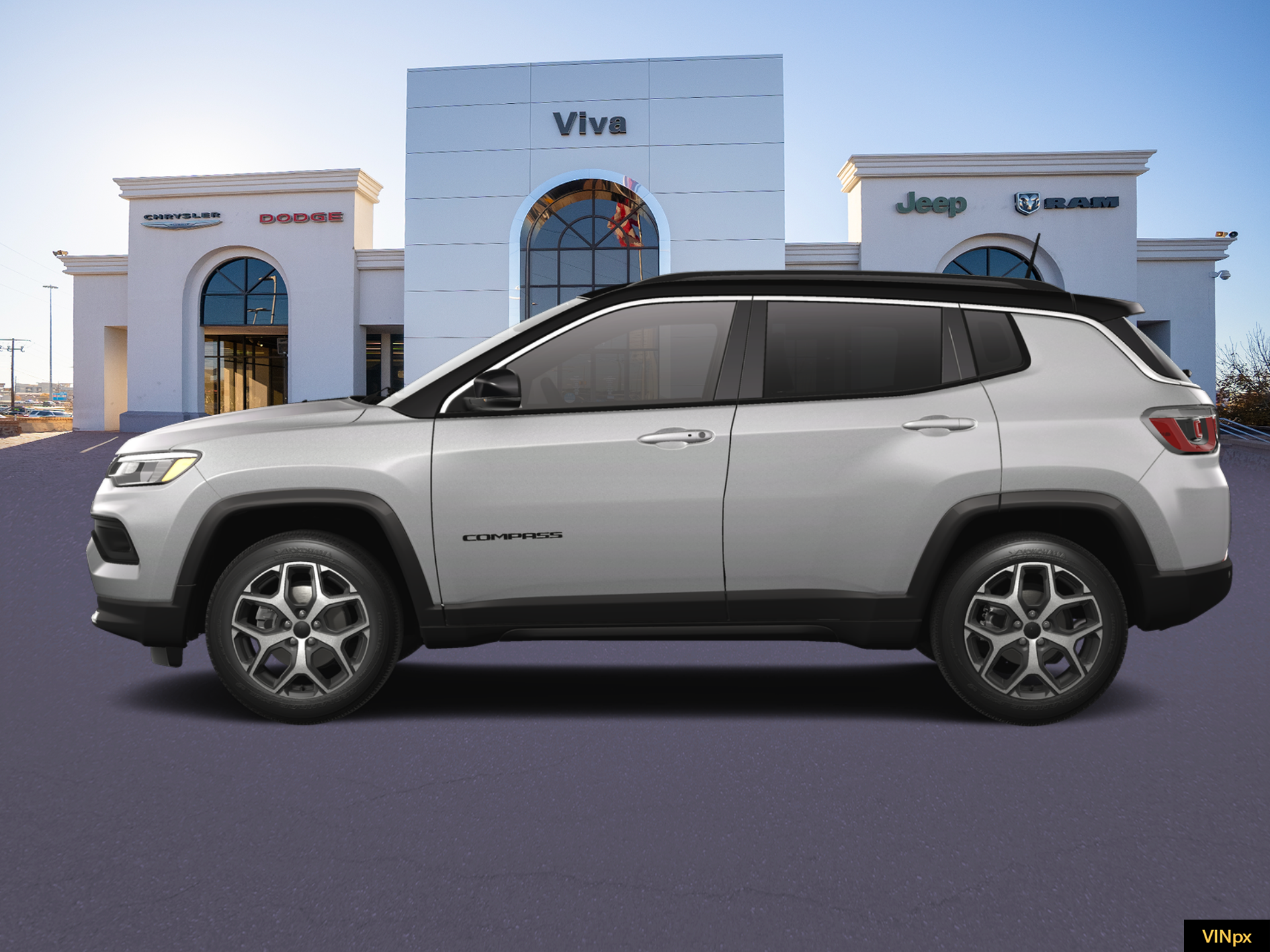 New 2026 Silver Zynith Metallic Clear-Coat Exterior Paint Jeep Limited image 3