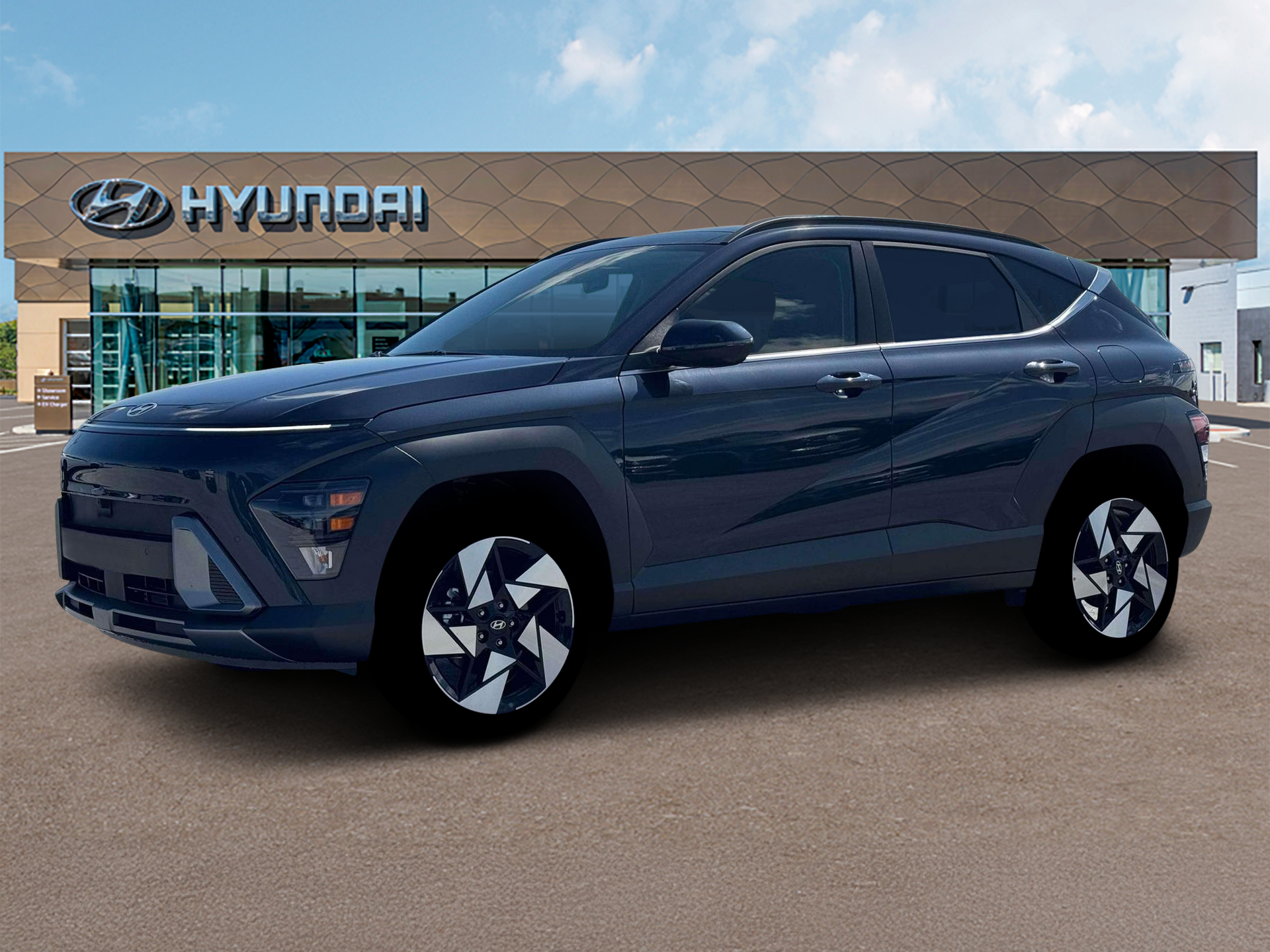 New 2026 Blue Hyundai Limited AWD image 2
