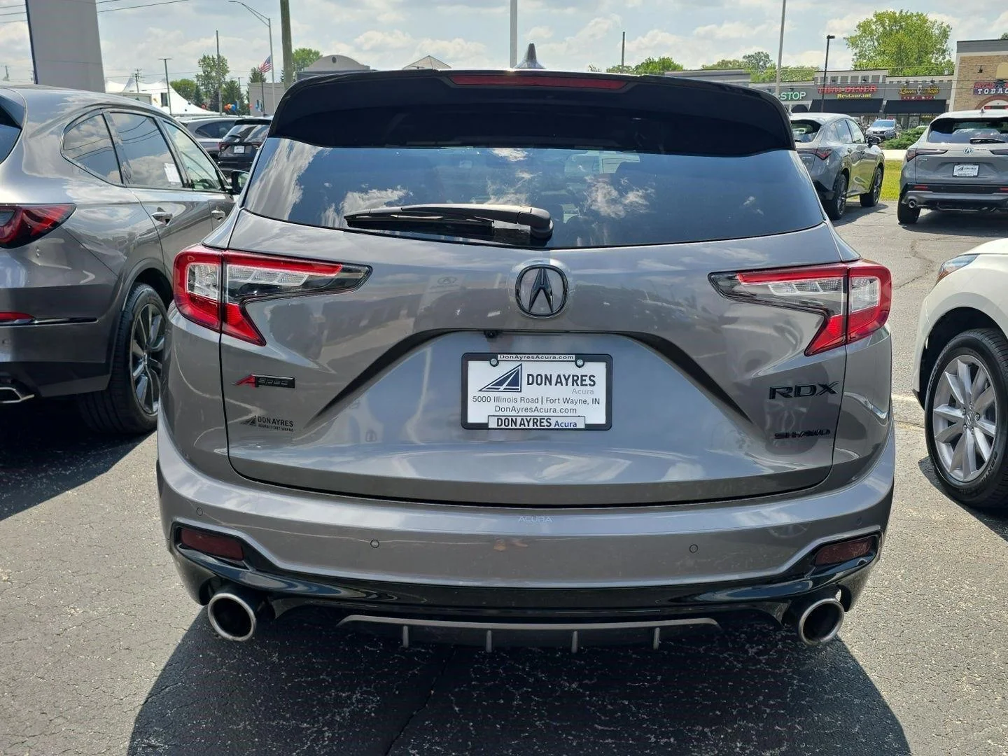 Certified Used 2023 Liquid Carbon Metallic Acura SH-AWD A-SPEC image 8