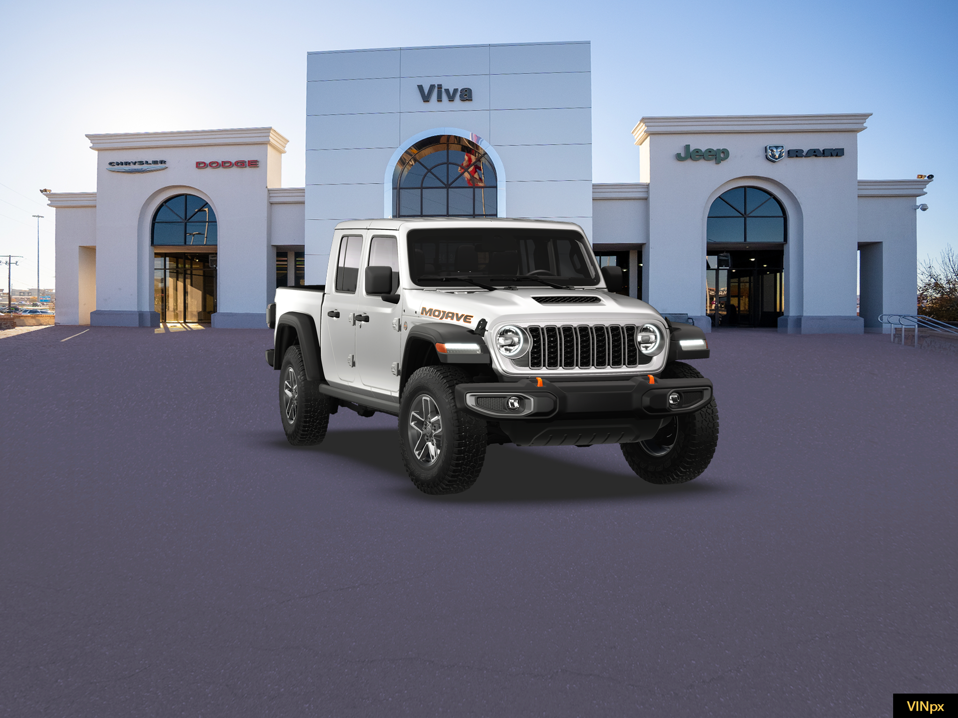 New 2026 Bright White Clear-Coat Exterior Paint Jeep Mojave image 27