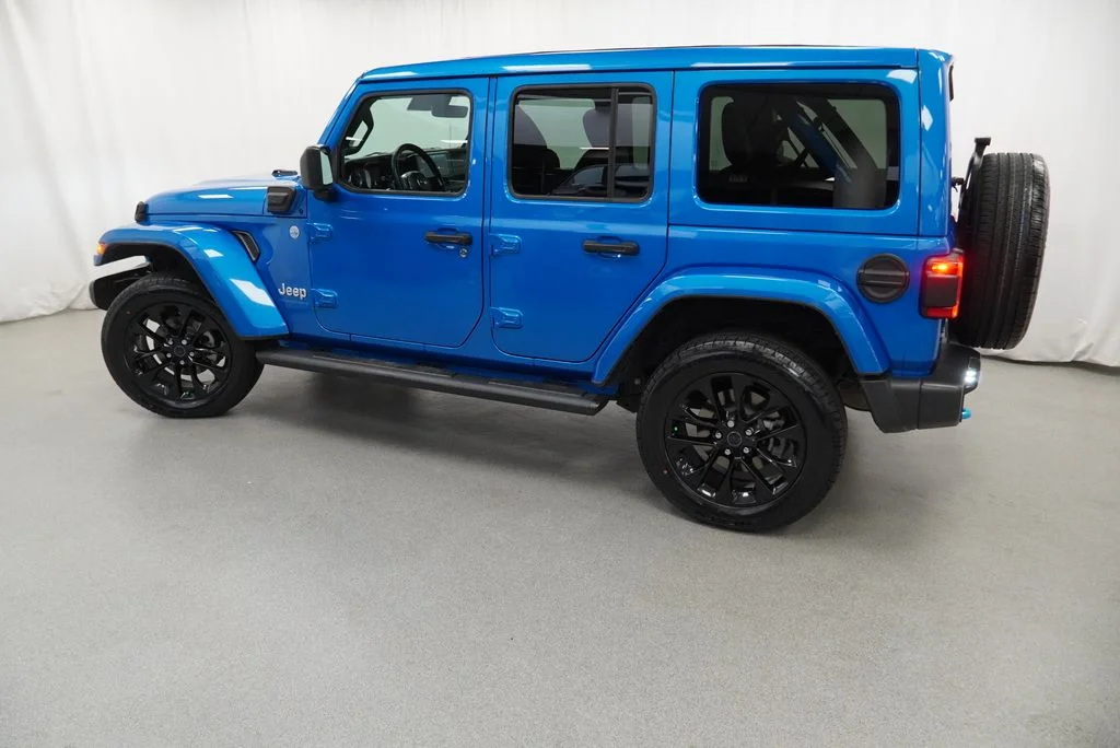 Used 2024 Blue Jeep Sahara 4xe image 19