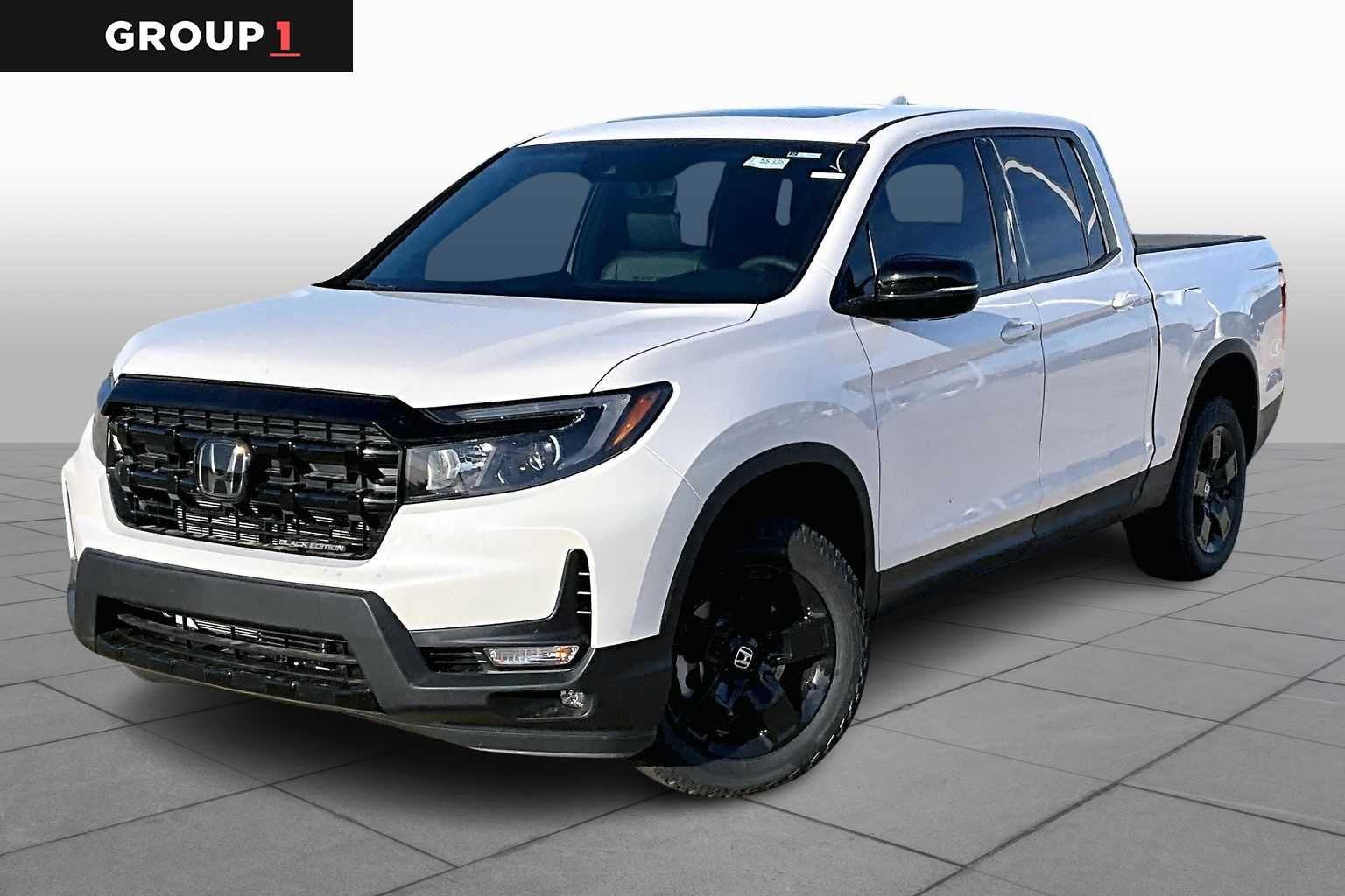 Platinum White Pearl 2026 Honda Ridgeline Black Edition AWD Pickup Truck All-Wheel Drive