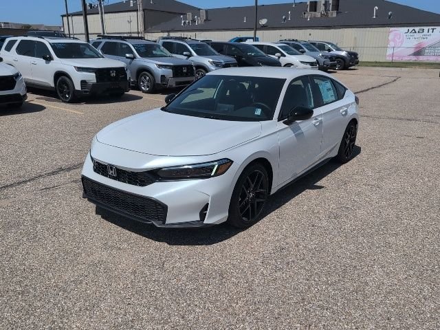 New 2026 Platinum White Pearl Honda FWD Sport image 14