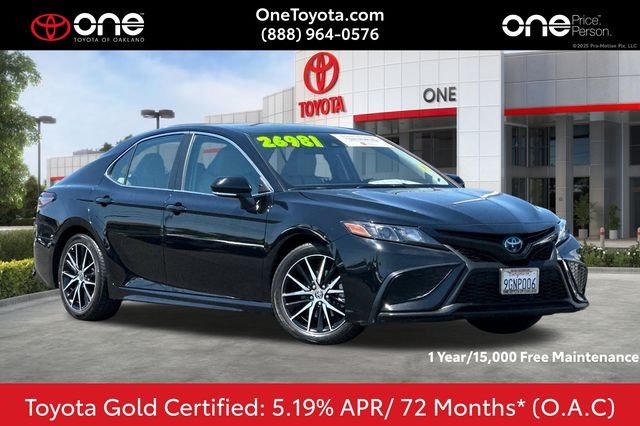 Certified Used 2023 Black Toyota SE image 1