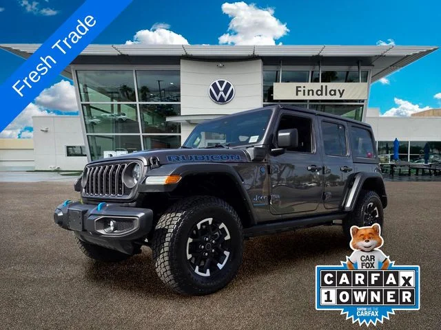 Used 2024 Gray Jeep Rubicon 4xe image 2