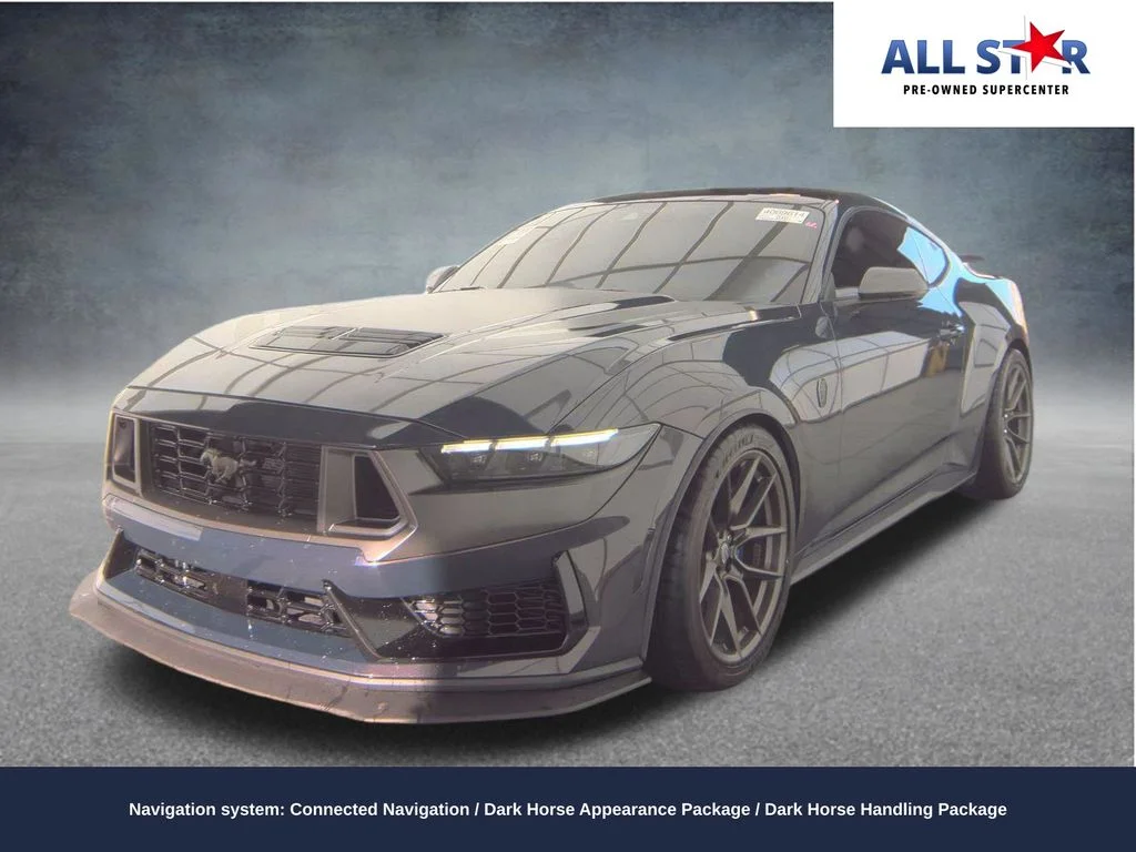 Used 2024 Blue Ford Dark Horse image 1