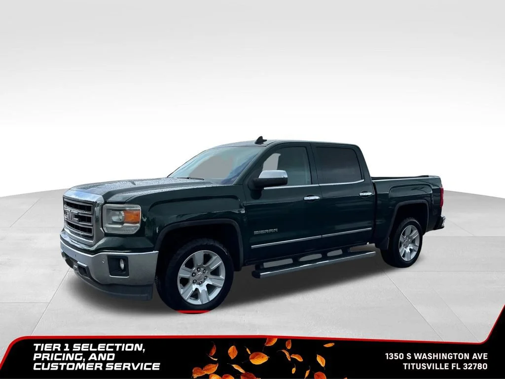 Used 2015 GMC Sierra 1500 SLT with VIN 3GTP1VEC0FG248734 for sale in St. Cloud, FL
