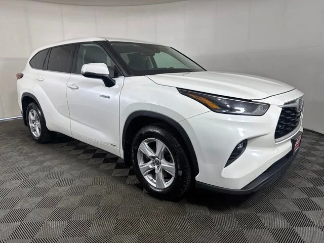 Used 2021 White Toyota LE image 1
