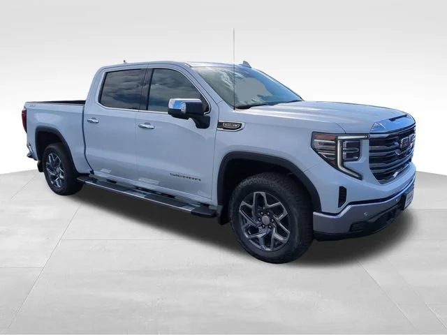 New 2026 Glacier White Tricoat GMC SLT image 8