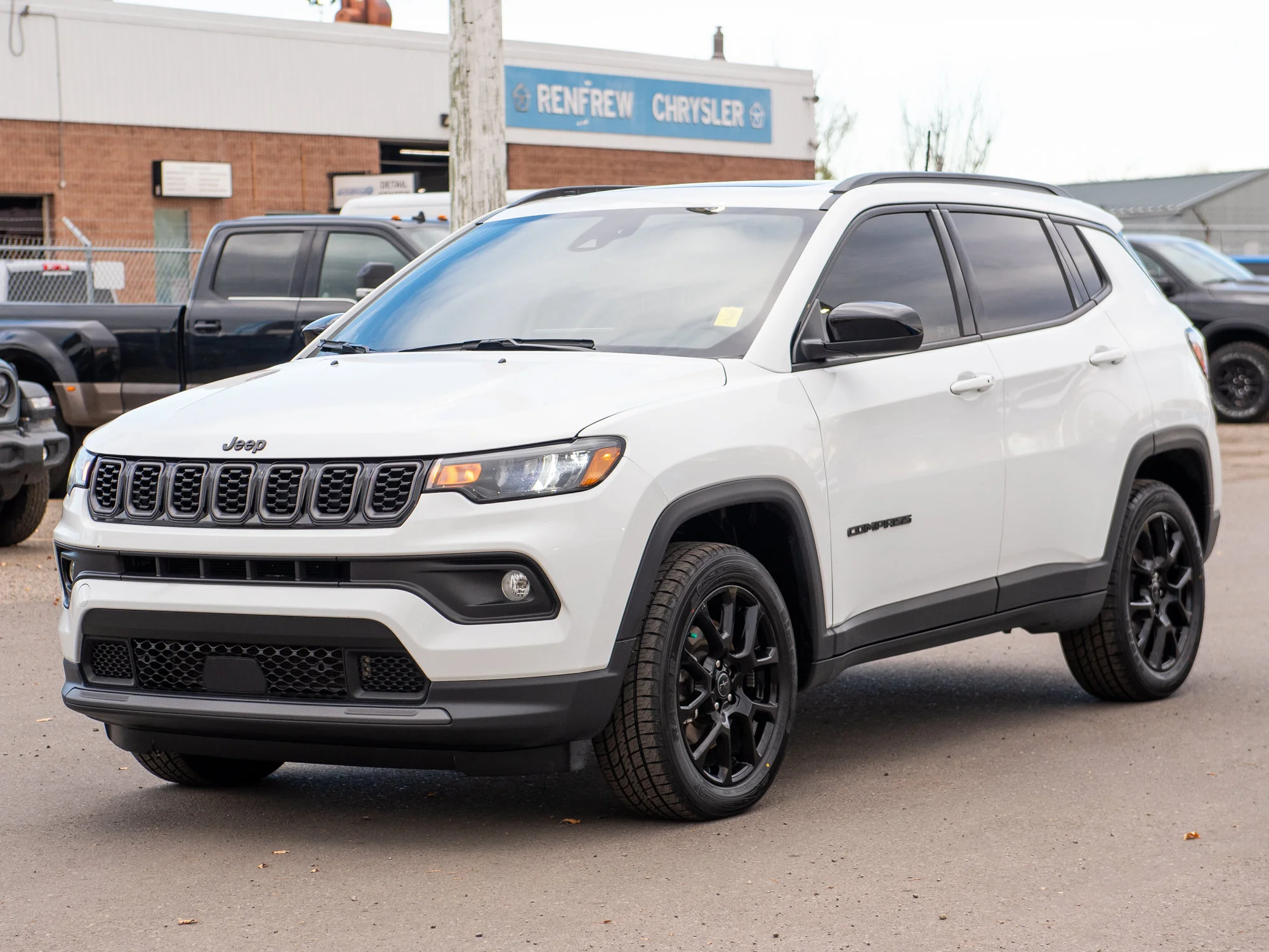 Used 2025 White Jeep Altitude* 4x4, Panoramic Sunroof, Heated Seats & Wheel, Remote Start image 8